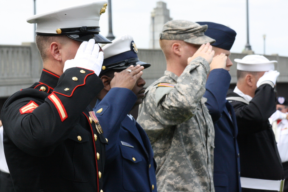 military salute