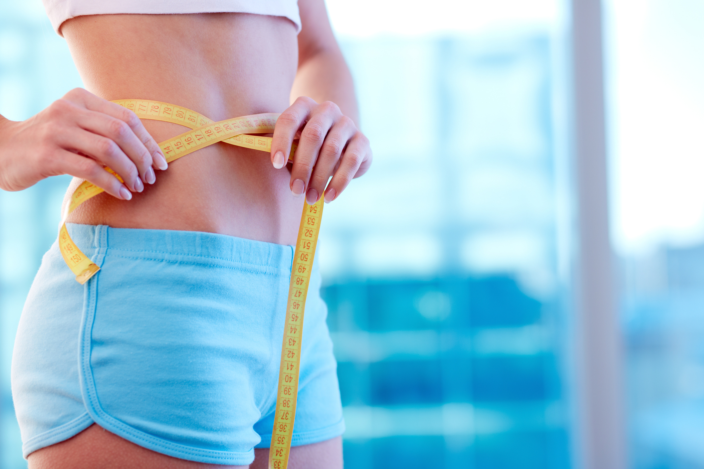 woman with measuring tape